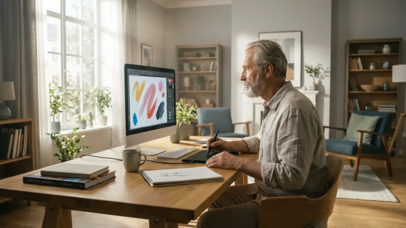Digital Art in Retirement: Exploring Creativity on Your Computer - guide