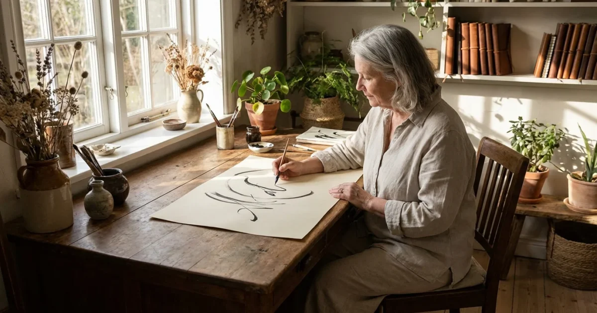 Retirement Calligraphy: The Art of Beautiful Handwriting - guide